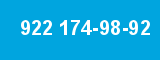 922 174-98-92
